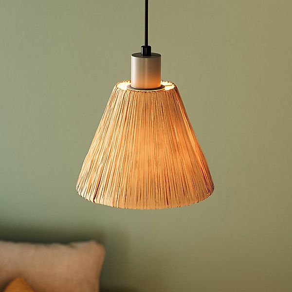 OSRAM Hängeleuchte Decor Raffia, 1-fl., Bast, naturfarben günstig online kaufen
