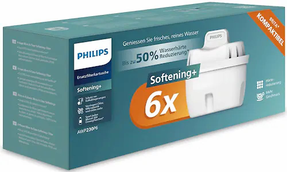 Philips Wasserfilter »Micro X-Clean Softening« 6 Stk. tlg. 6er Pack Kalk- u günstig online kaufen