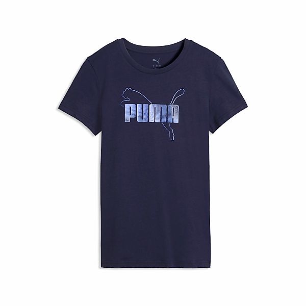 PUMA T-Shirt "ESS LOGO LAB METALLIC TEE" Regular Fit, mit Rundhalsausschnit günstig online kaufen