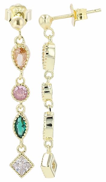 Adelia´s Paar Ohrhänger "Damen Ohrringe – Ohrstecker aus 925 Silber mit Zir günstig online kaufen