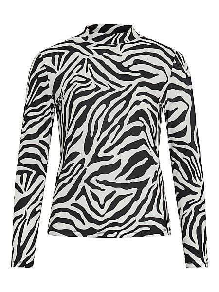 Vila T-Shirt Hochgeschlossen Rundhals VILEOA L/S günstig online kaufen