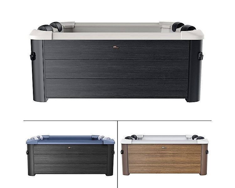 BRAST Whirlpool MSpa Oslo, Sapphire & Amber mit Fester Außenwand, (160x160x günstig online kaufen