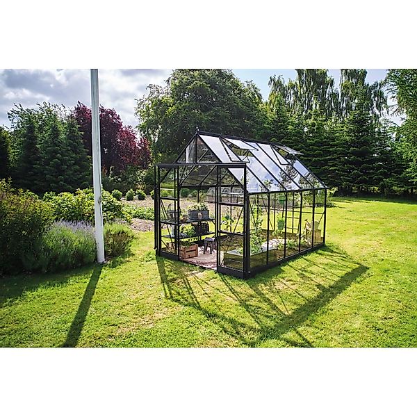 Halls Gewächshaus Icon 8 Schwarz 8,1 m² günstig online kaufen