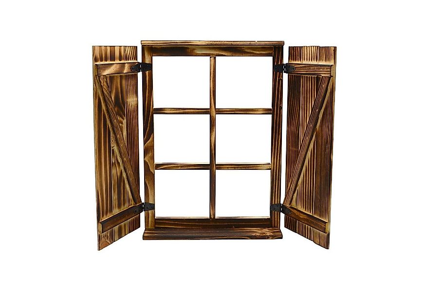 UNUS HOME Wanddekoobjekt Deko-Fenster Sprossenfenster mit Fensterläden (1 S günstig online kaufen