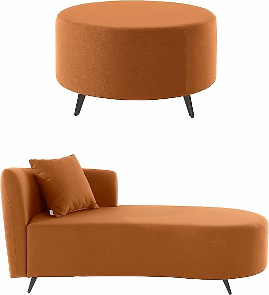 Home affaire Recamiere "Hulby" wahlweise mit und ohne Hocker und Armlehne l günstig online kaufen