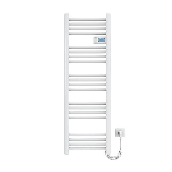 Emke Handtuchwärmer Elektrisch 120x40cm 450W Weiß Heizkörper mit Thermostat günstig online kaufen