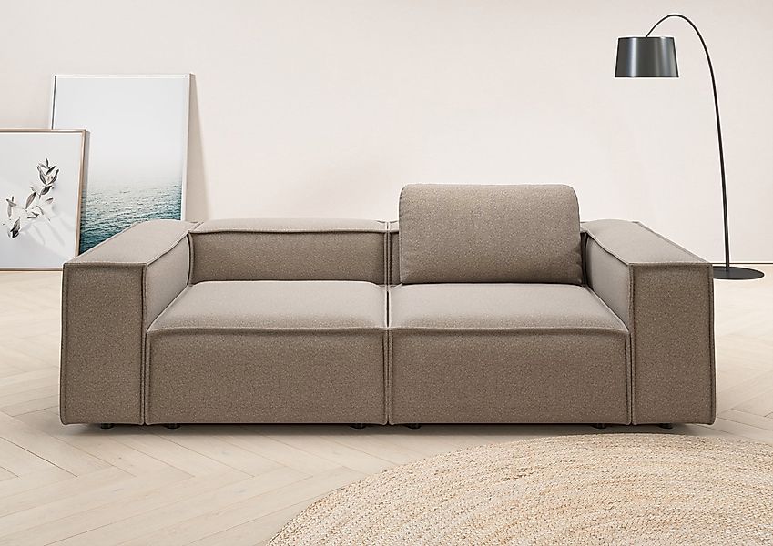 Home affaire 2-Sitzer "Watertown, modernes Sofa 246 cm breit, auch in Feinc günstig online kaufen