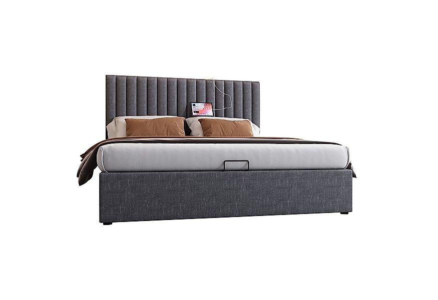 BlingBin Boxspringbett Polsterbett (Doppelbett LED App-Control Bett mit auf günstig online kaufen