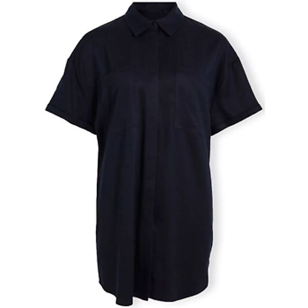 Vila  Blusen Harlow 2/4 Oversize Shirt - Sky Captain günstig online kaufen
