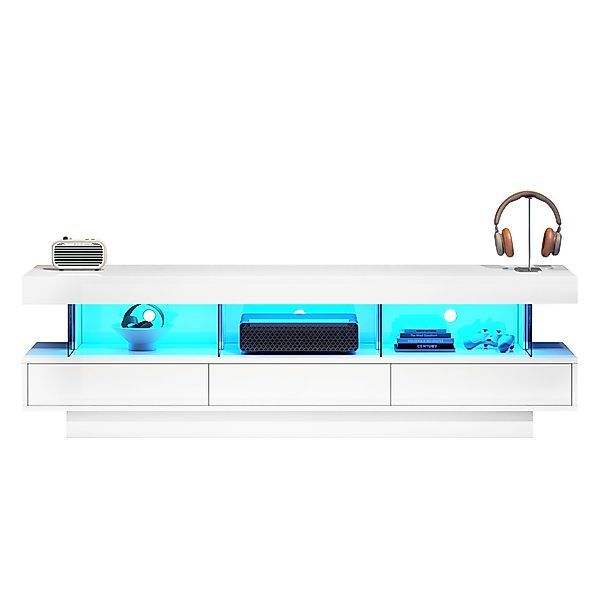 OKWISH Wohnzimmer-Set TV-Schrank, (TV-Schrank hochglanz, TV-Board, günstig online kaufen