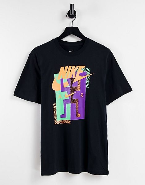 Nike – Festival Futura Air Dancer – T-Shirt in Schwarz günstig online kaufen