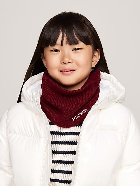 Tommy Hilfiger Strickschal MONOTYPE SNOOD, mit günstig online kaufen