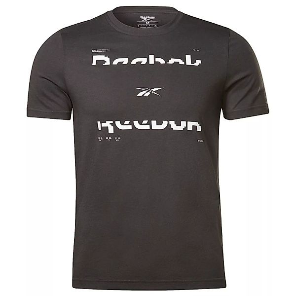 Reebok 60/40 Kurzärmeliges T-shirt M Black günstig online kaufen