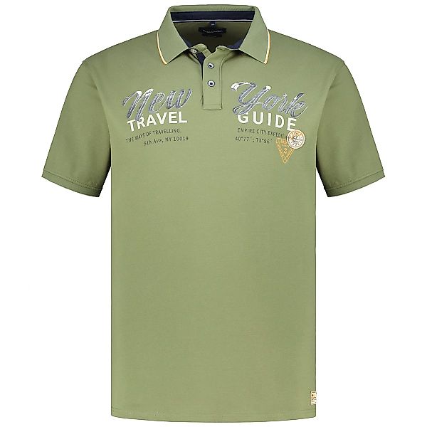 CASA MODA Poloshirt mit Stretch Farbe grün Größe: 5XL günstig online kaufen