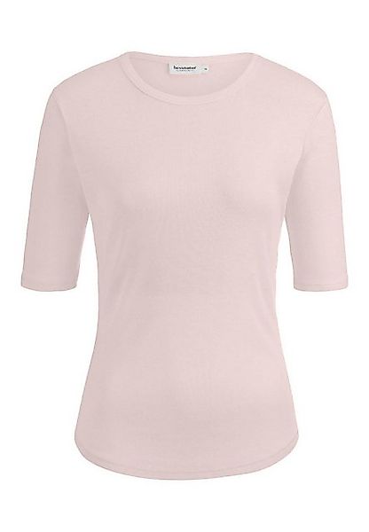 Hessnatur T-Shirt Softrib Kurzarm Slim aus Bio-Baumwolle und TENCEL™ (1-tlg günstig online kaufen