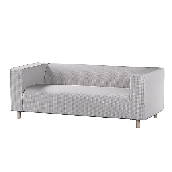 Bezug für Klippan 2-Sitzer Sofa, beige-blau, Sofahusse, Klippan 2-Sitzer, L günstig online kaufen