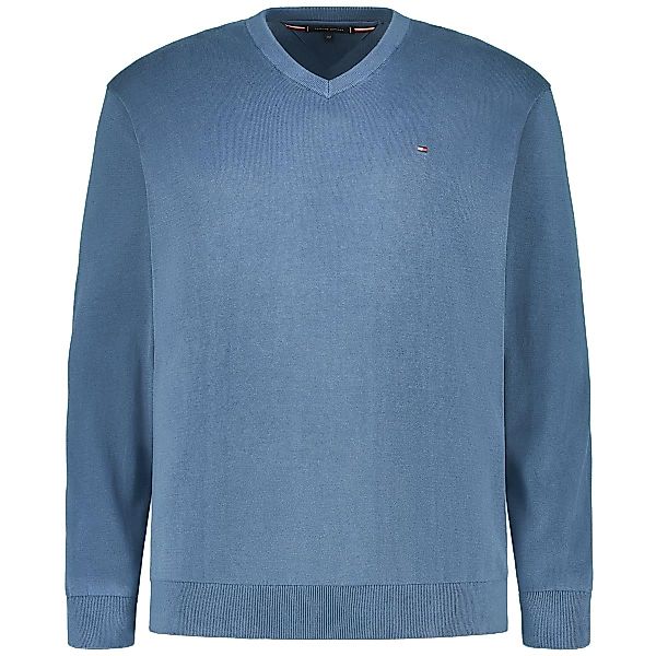 Tommy Hilfiger Pullover aus Baumwolle Farbe blau Größe: 4XL günstig online kaufen