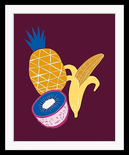queence Bild "Maya", Obst-Obst Bilder-Lebensmittel-Essen-Kunst-Figuren, (1 günstig online kaufen