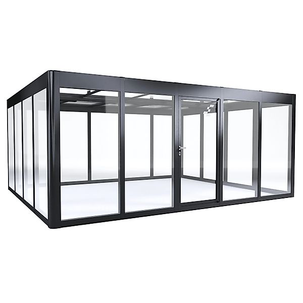 SunElements Gewächshaus SunGarden Anthrazit 24,2 m² günstig online kaufen