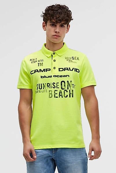 CAMP DAVID Poloshirt aus Baumwolle günstig online kaufen