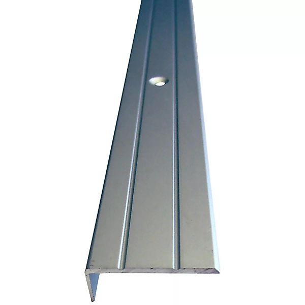Treppenwinkelprofil Silber 10 mm x 25 mm Länge 2500 mm günstig online kaufen