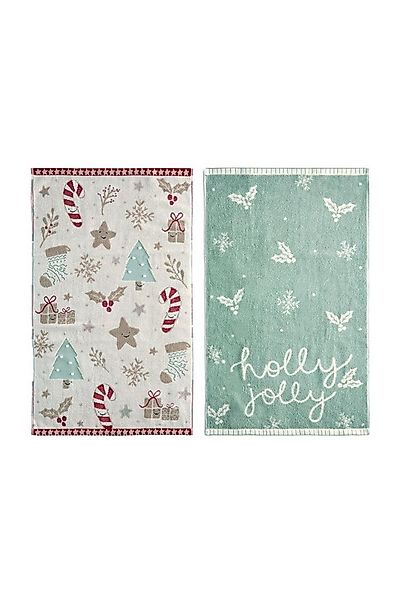 Next Handtücher Set mit 2 Gästetüchern, Weihnachtsikonen, (2-St) günstig online kaufen