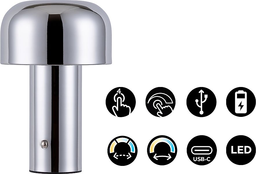 OTTO home LED Tischleuchte »Ronno« LED-Modul 1 Stk. warmweiß - kaltweiß LED günstig online kaufen