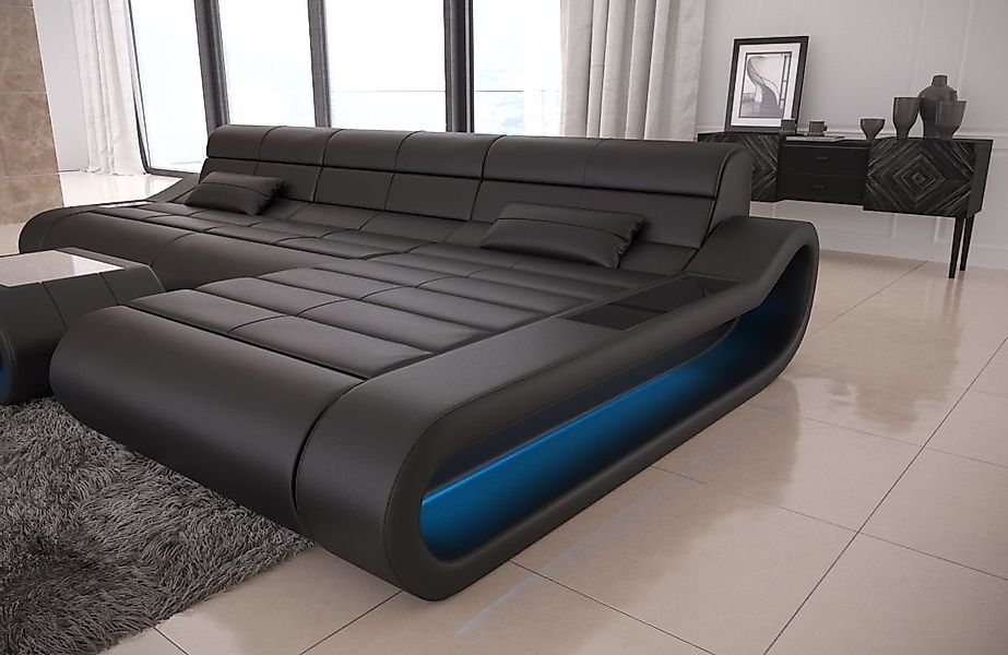 Sofa Dreams Ecksofa Ledercouch Ledersofa Concept günstig online kaufen