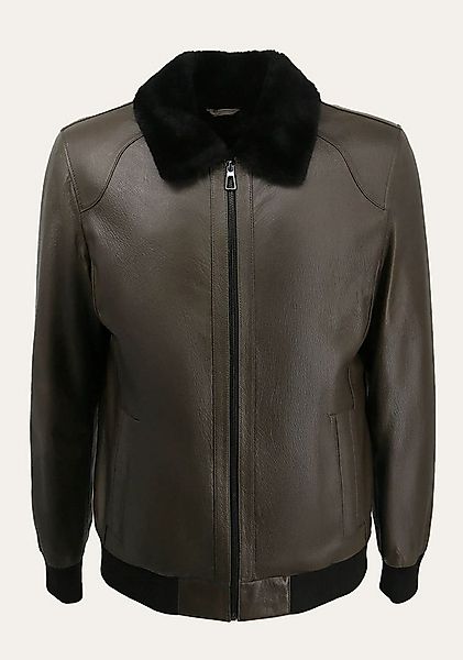 Hollert Winterjacke Lammfelljacke Hakon Khaki günstig online kaufen