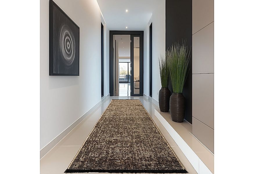 Carpettex Veloursteppich Boho Design, Läufer, Höhe: 7 mm, Baumwolle, Waschb günstig online kaufen