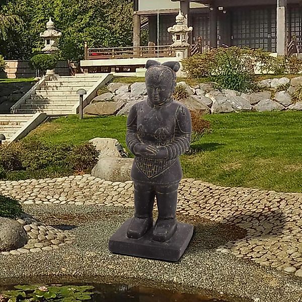 Stein Skulptur Chinesischer Krieger Mysuru 50 Cm Stehend günstig online kaufen