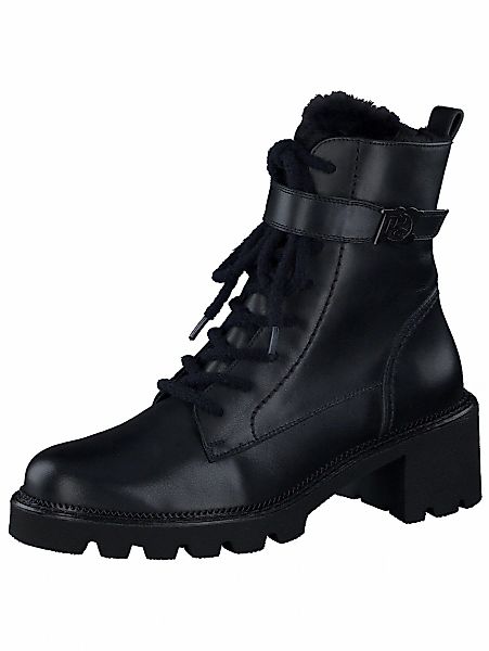 Paul Green Schnürstiefelette "Paul Green Stiefelette Glattleder" günstig online kaufen