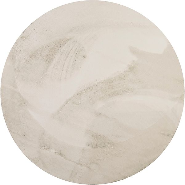 Wecon home Basics Hochflor-Teppich »Anna«, rund, 25 mm Höhe, Wohnzimmer, Sc günstig online kaufen