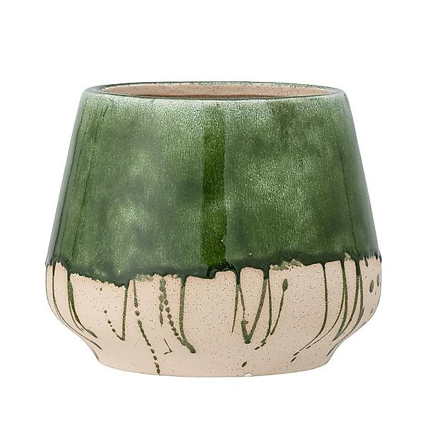 Bloomingville Blumentopf Moez, Grün 22,5x18,5cm Steingut günstig online kaufen