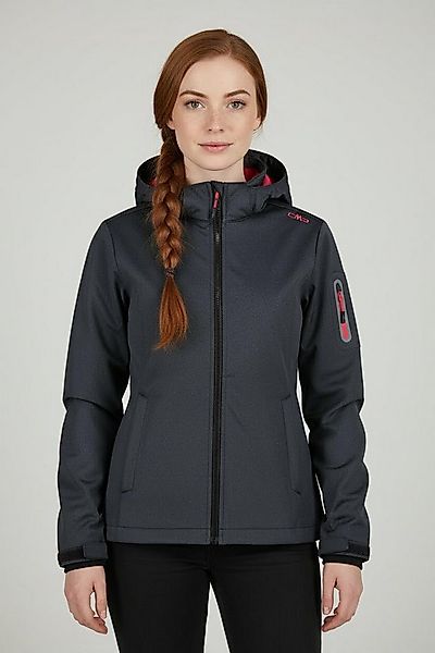 CMP Softshelljacke WOMAN JACKET ZIP HOOD sportlicher Stil, mit abnehmbarer günstig online kaufen