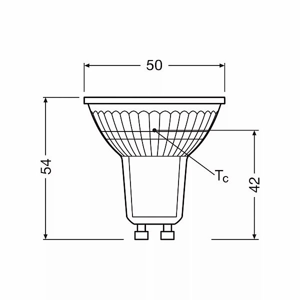 OSRAM LED-Leuchtmittel Reflektor GU10 4,3W 36° 830 klar günstig online kaufen