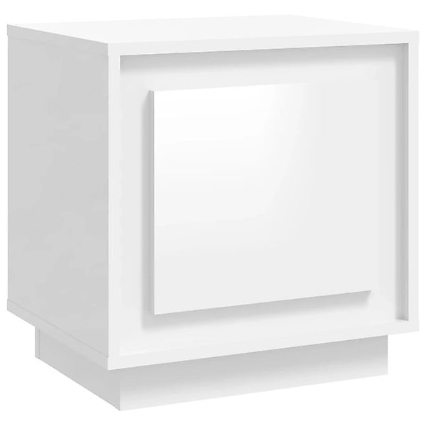 vidaXL Nachttisch Nachttisch Hochglanz-Weiß 44x35x45 cm günstig online kaufen