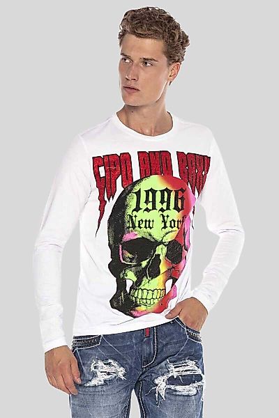 Cipo & Baxx T-Shirt "Sweatshirts", mit coolem Print günstig online kaufen
