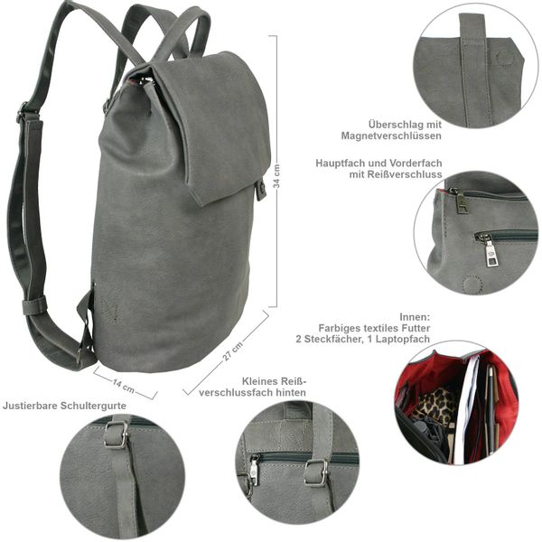 J JONES JENNIFER JONES Cityrucksack - günstig online kaufen