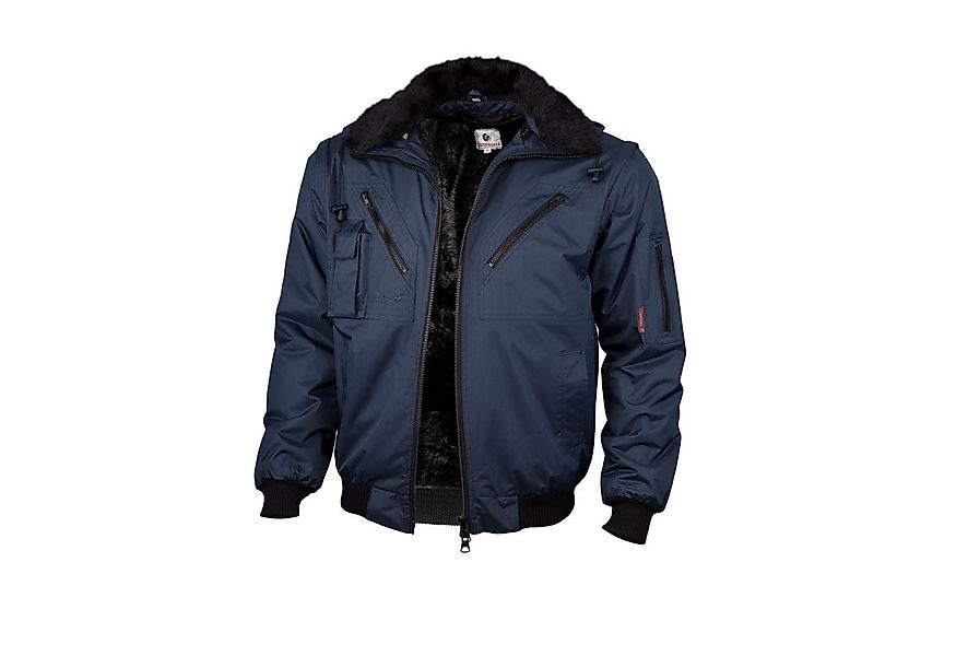 Qualitex Workwear Pilotenjacke Pilotenjacke wasserdicht marine, Gr. XXL günstig online kaufen