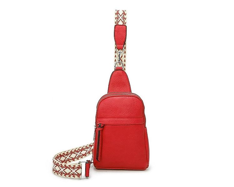 ITALYSHOP24 Schultertasche Damen Sling-Tasche Crossbody Brusttasche Bodybag günstig online kaufen