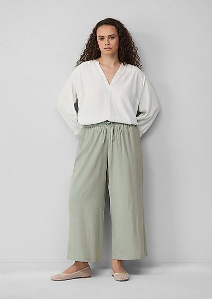 QS Stoffhose Culotte aus Viskose günstig online kaufen