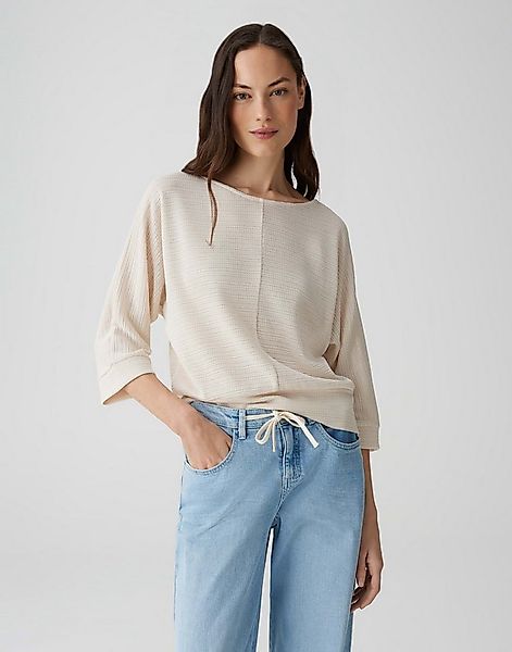 OPUS 3/4-Arm-Shirt SOLLIKA STRUCTURE Loose mit Fledermausärmeln günstig online kaufen