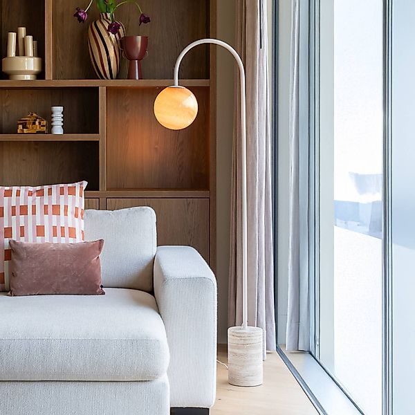 IT'S ABOUT ROMI Bogenlampe Tivoli, sandfarben, Höhe 163 cm günstig online kaufen