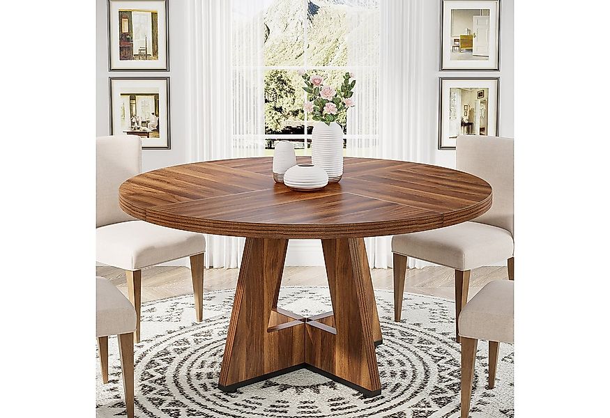 Tribesigns Esstisch Runder Esstisch, Küchentisch für Esszimmer Wohnzimmer, günstig online kaufen