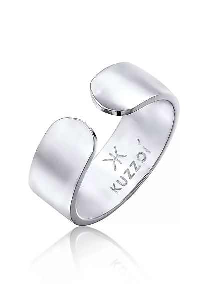Kuzzoi Silberring "Bandring Klares Design Offen 925 Silber" günstig online kaufen