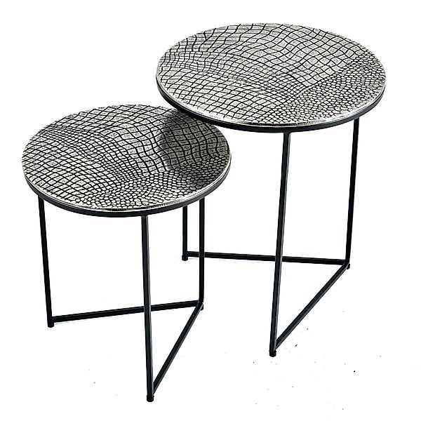 riess-ambiente Couchtisch ELEMENTS Ø40cm silber antik günstig online kaufen