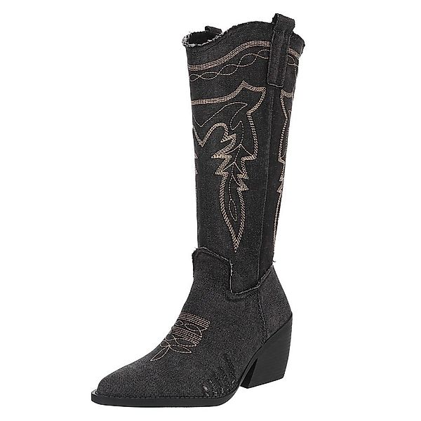Ital-Design Damen Cowboyboots Western Sommerboots (88843846) günstig online kaufen