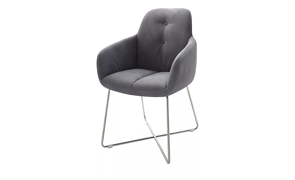Stuhl - grau - 62 cm - 102 cm - 65 cm - Stühle > Esszimmerstühle - Möbel Kr günstig online kaufen