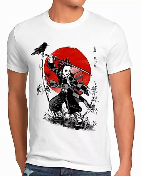 style3 T-Shirt Sword Training demon slayer anime japan manga cosplay günstig online kaufen